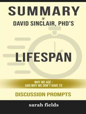 cover image of Summary of Kimberley Strassel's Lifespan--Why we age and why we don't have to--Discussion prompts